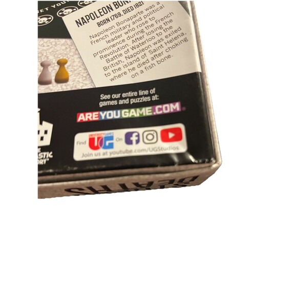 Stupid Deaths The Frightfully Funny Game Board Opened Never Used COMPLETE Game - Picture 8 of 9